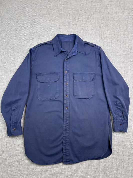 70's Navy Work Shirt