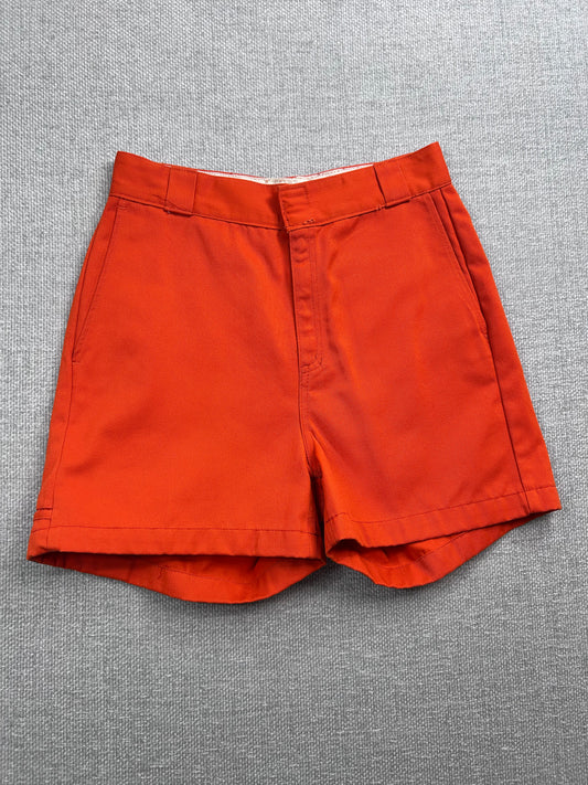 90's Orange Dickies Shorts 29"