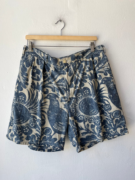 80's Polo Linen Shorts 34"