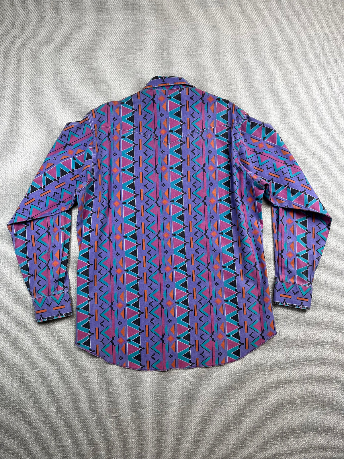 90's Wrangler BrushPopper Geometric Shirt