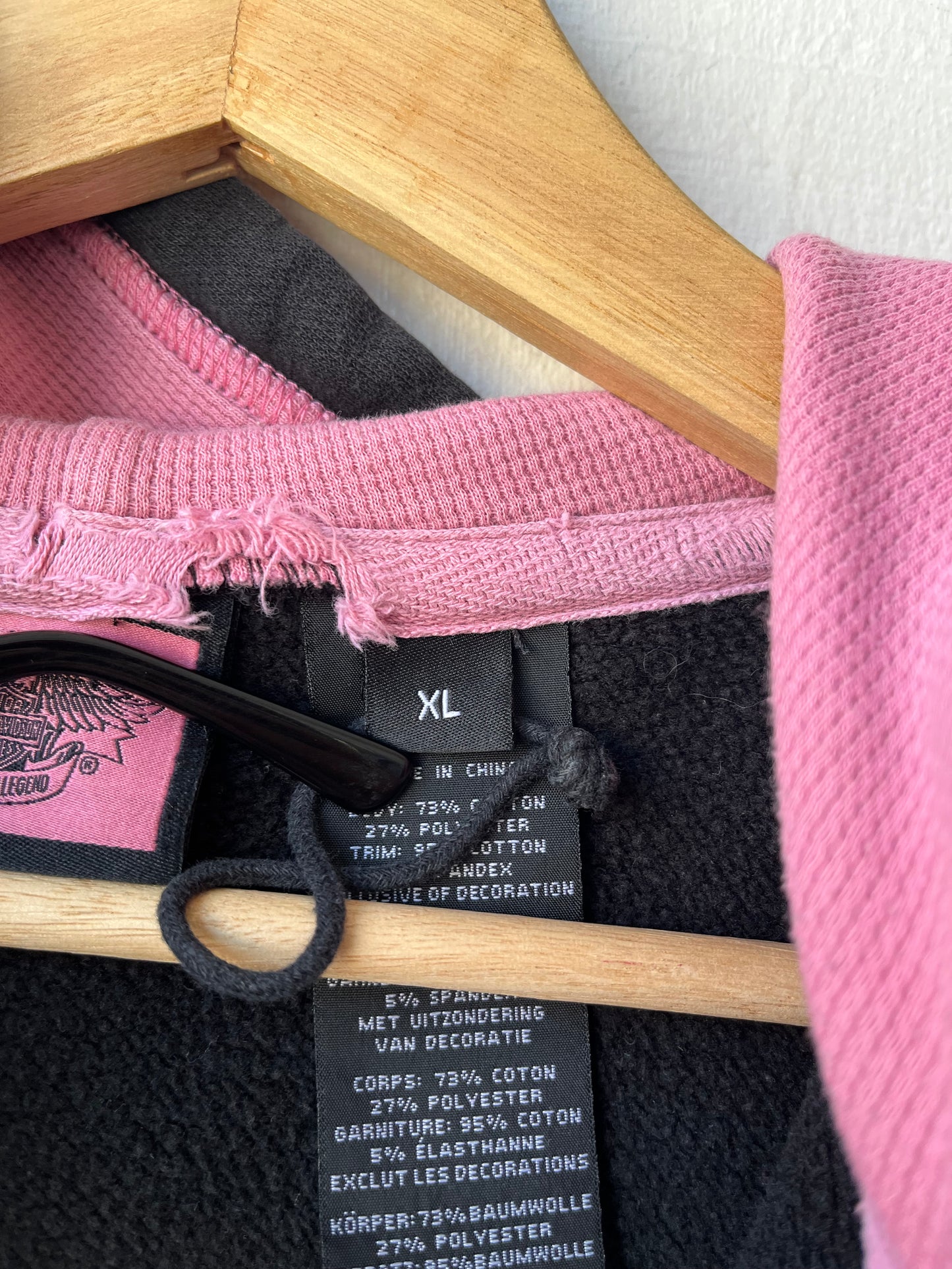 Y2K Harley Zip Up Hoodie