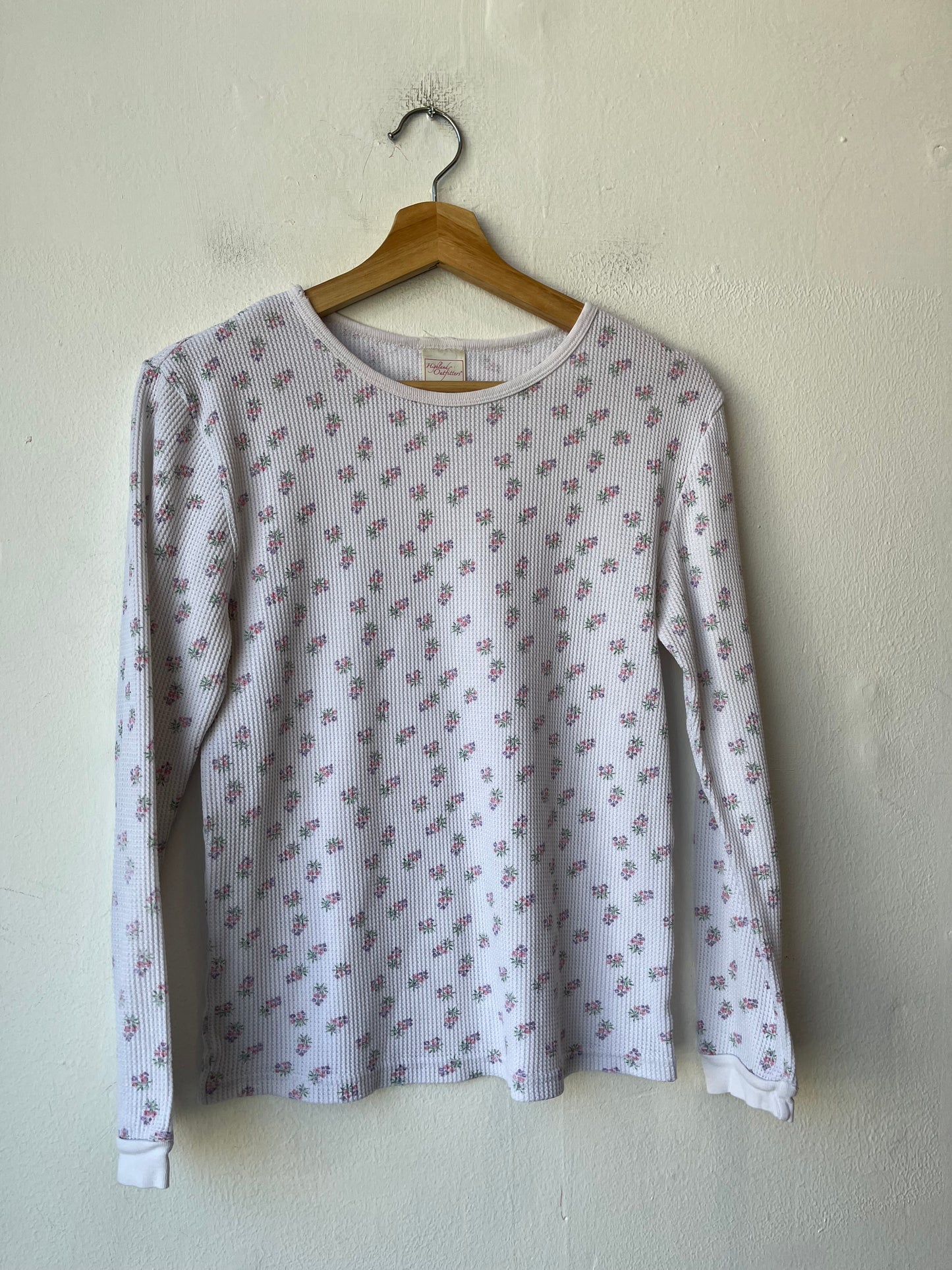 90's Floral Thermal Shirt