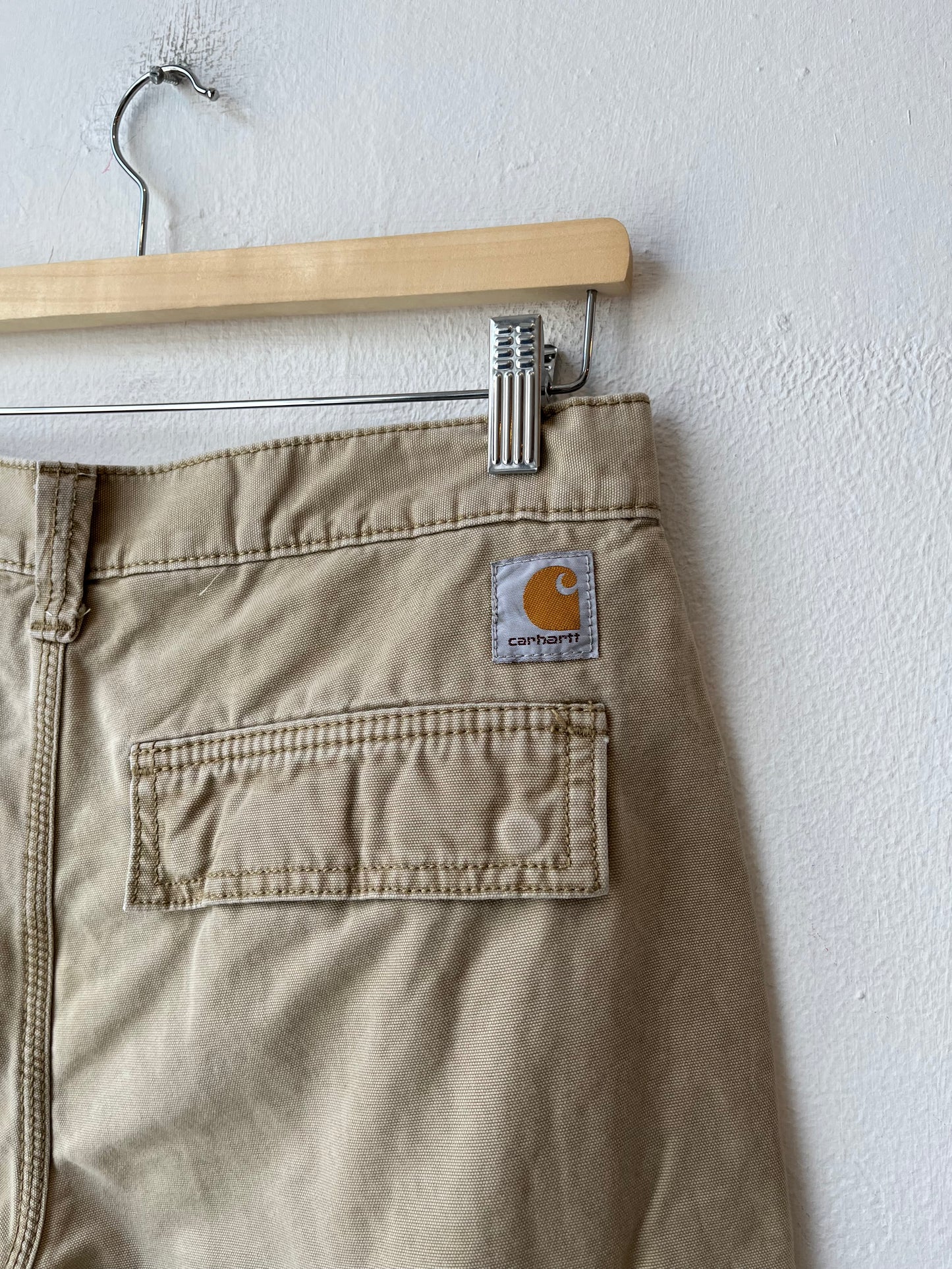 Y2K Tan Carhartt Shorts 31"