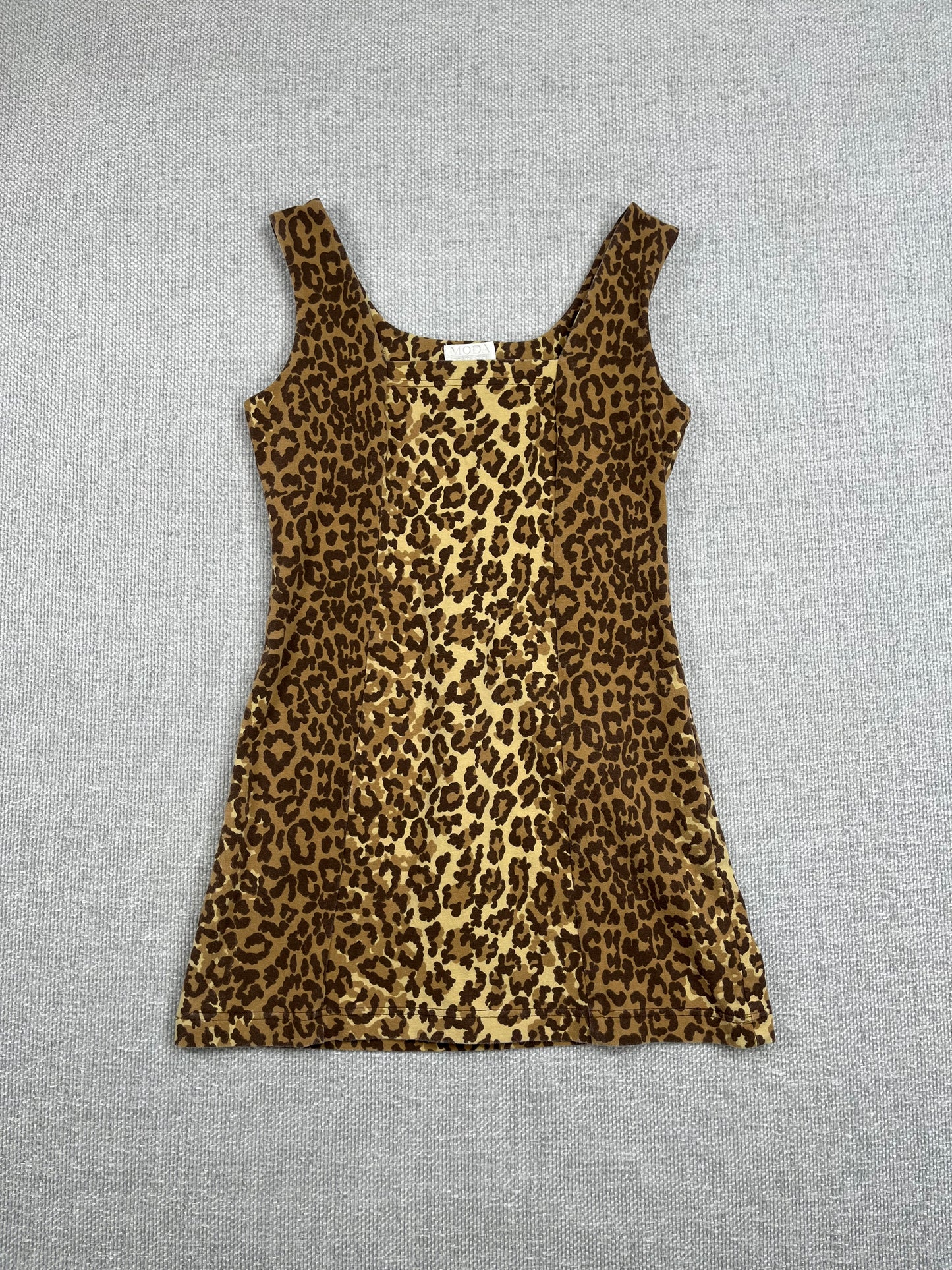 90's Cheetah Print Bodycon Dress