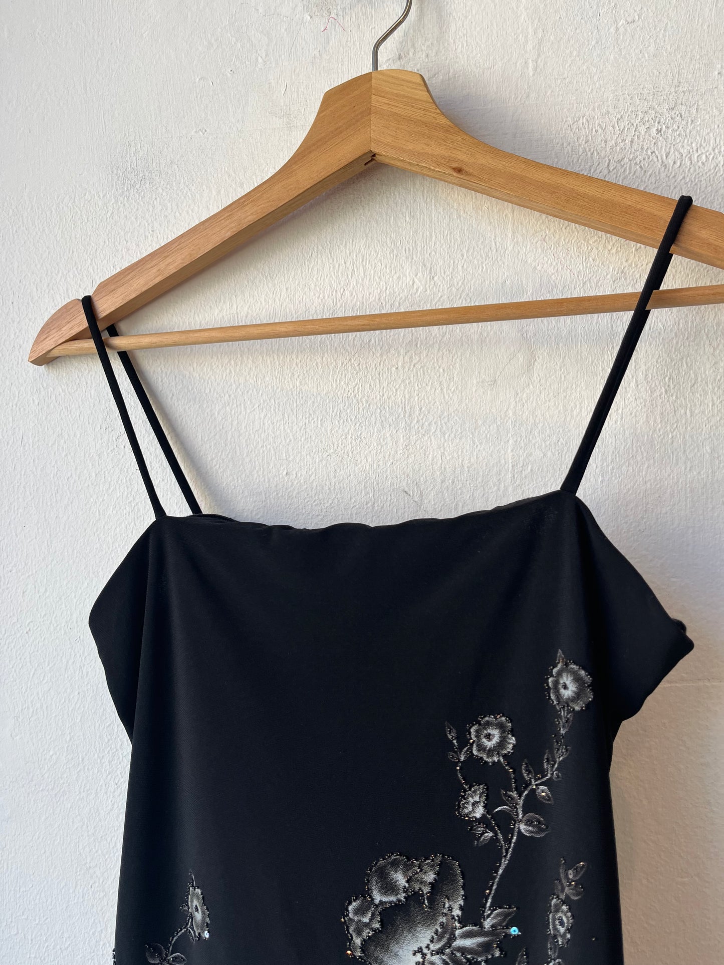 90's Sequin Floral Tank