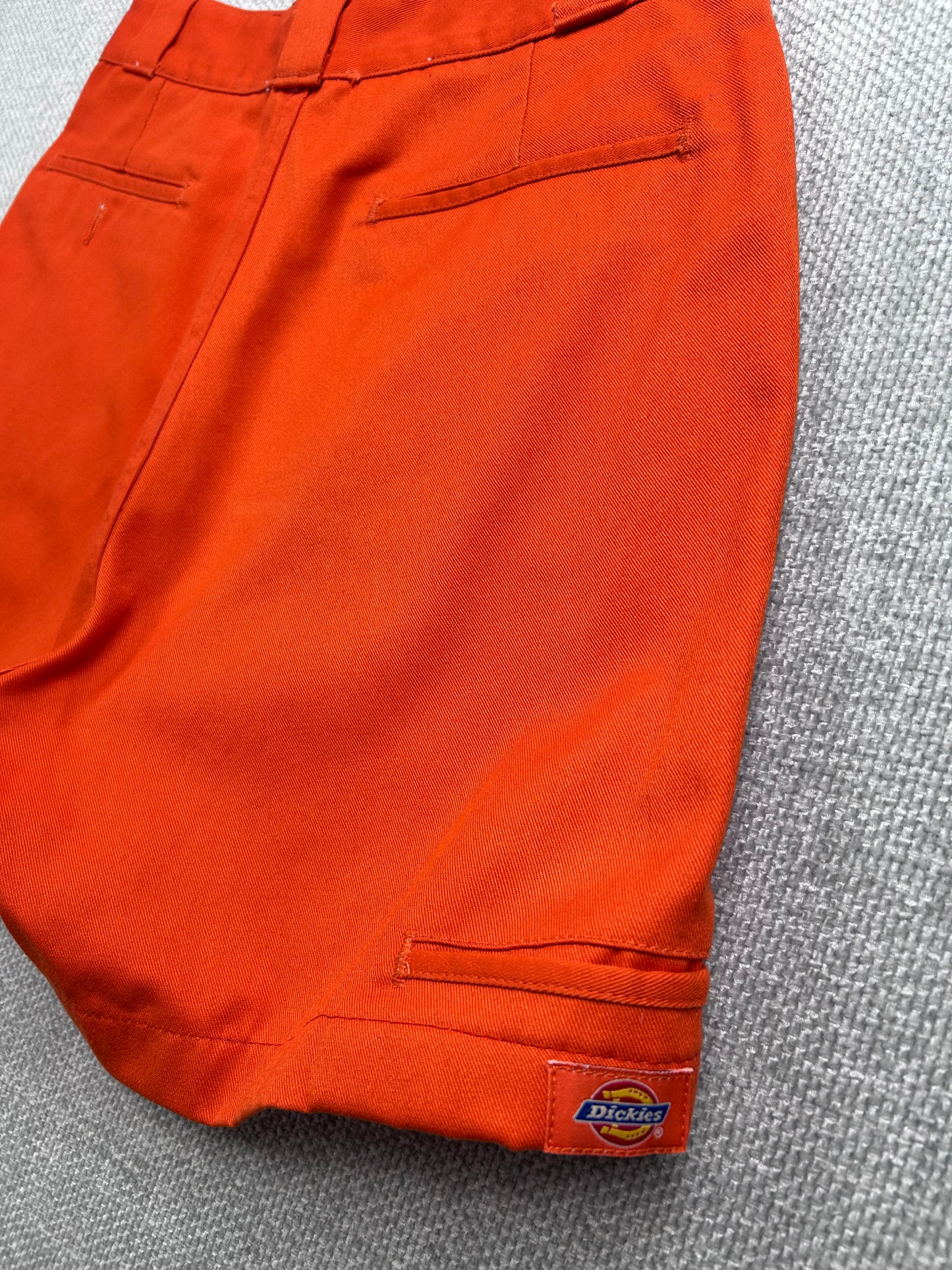 90's Orange Dickies Shorts 29"