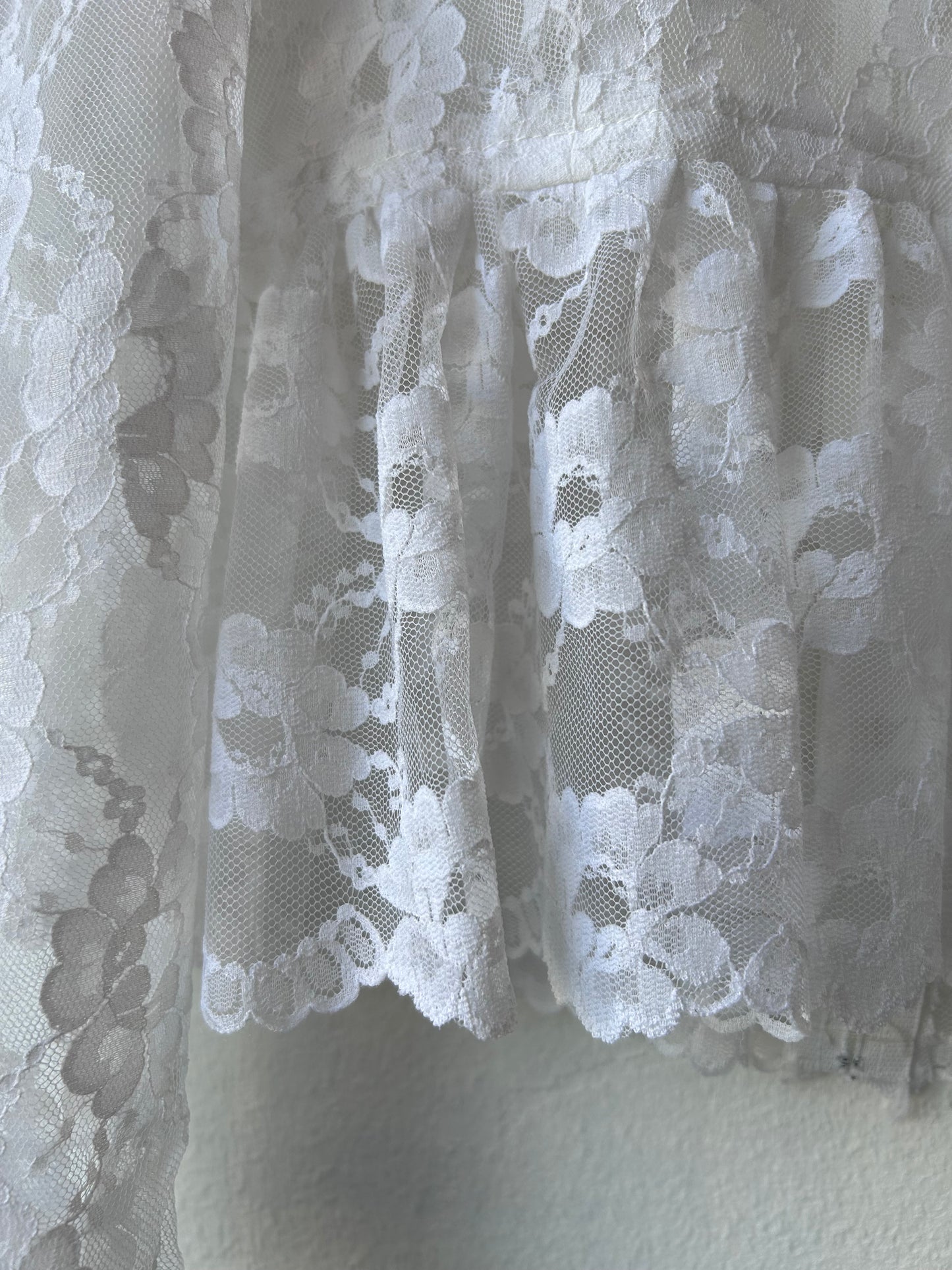 90's Sheer Lace Blouse