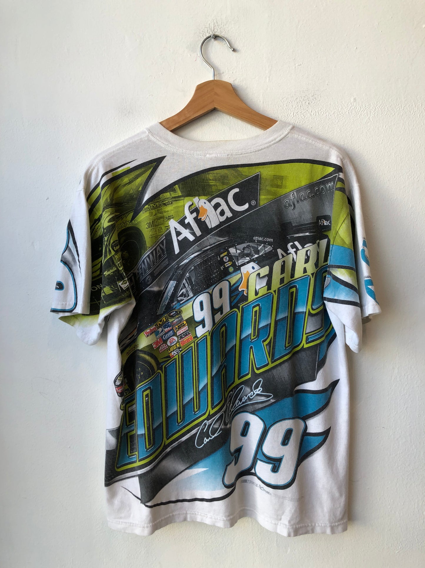 Y2K Aflac Nascar T-Shirt