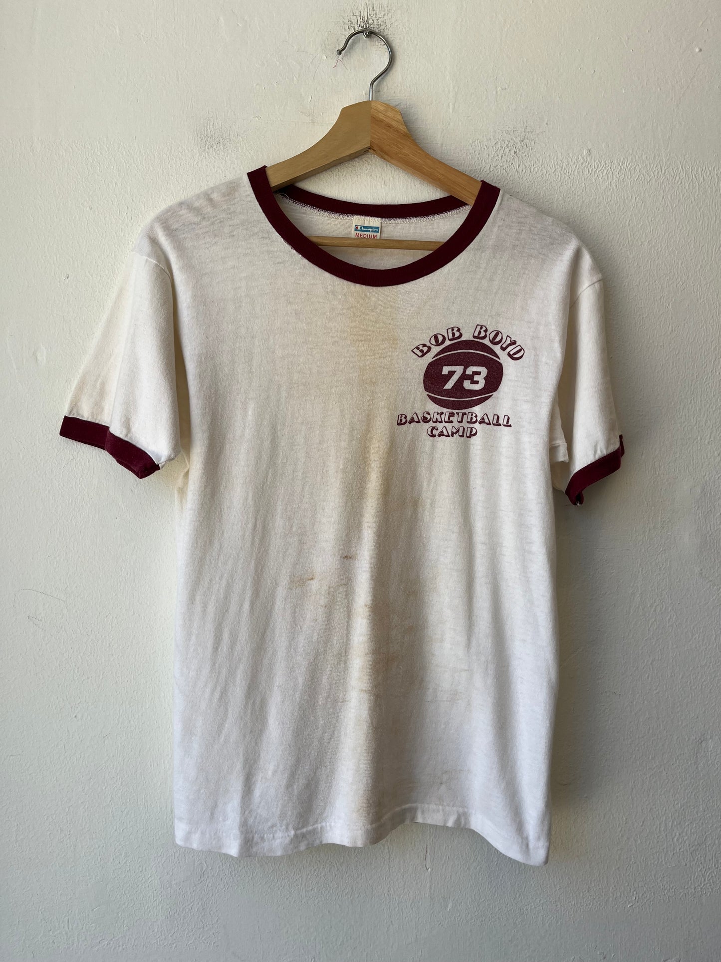 1973 Basketball Camp Ringer T-Shirt