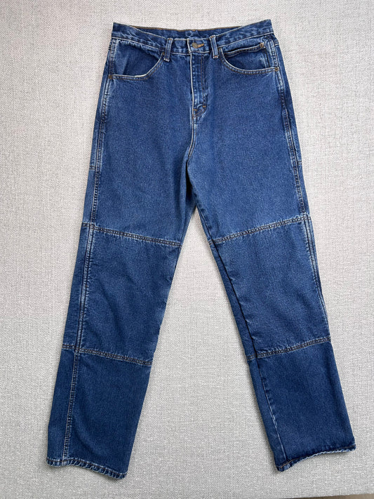 Y2K Denim Motorcycle Jeans 32”