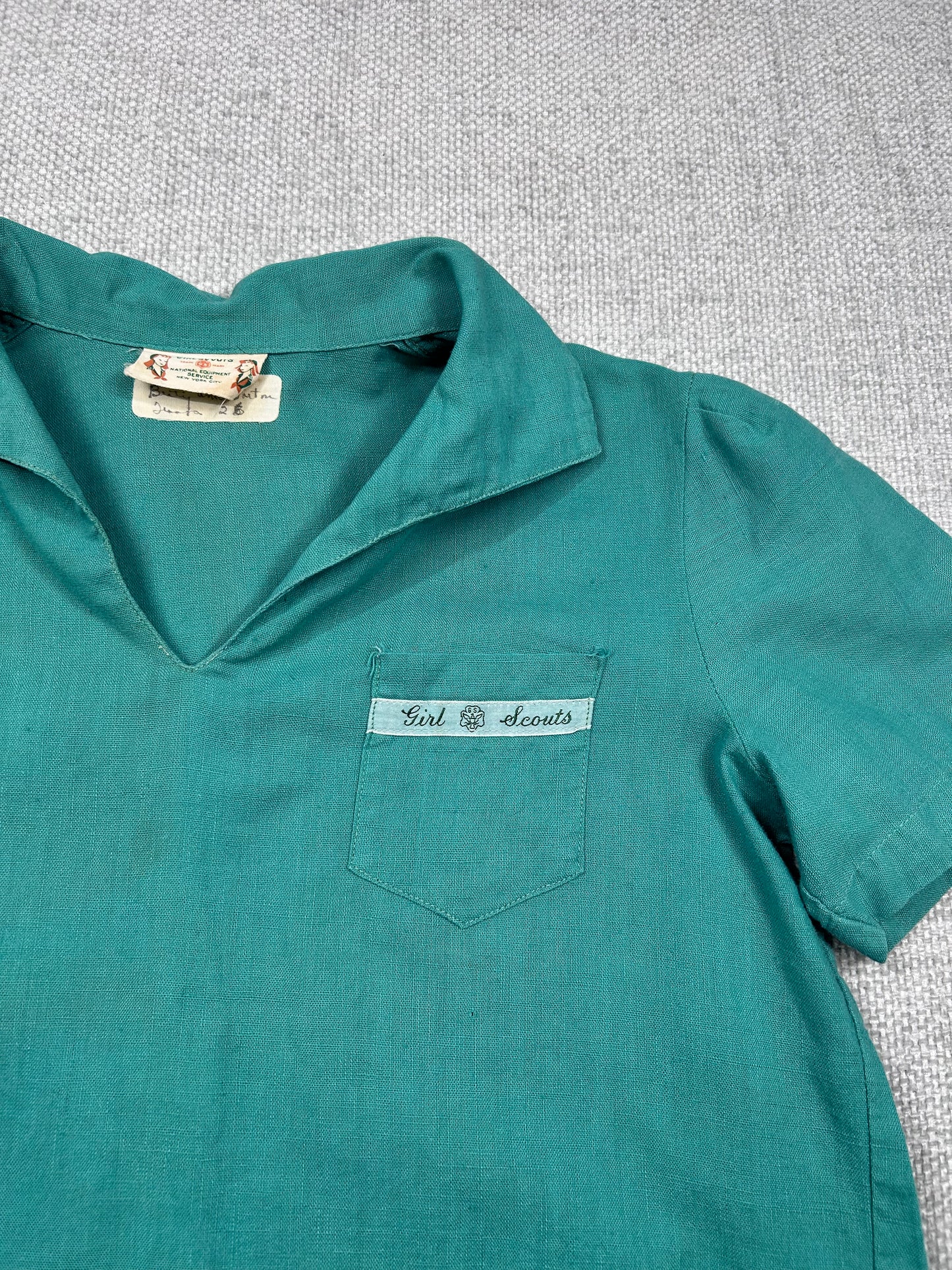 60's Girl Scout Collared Shirt