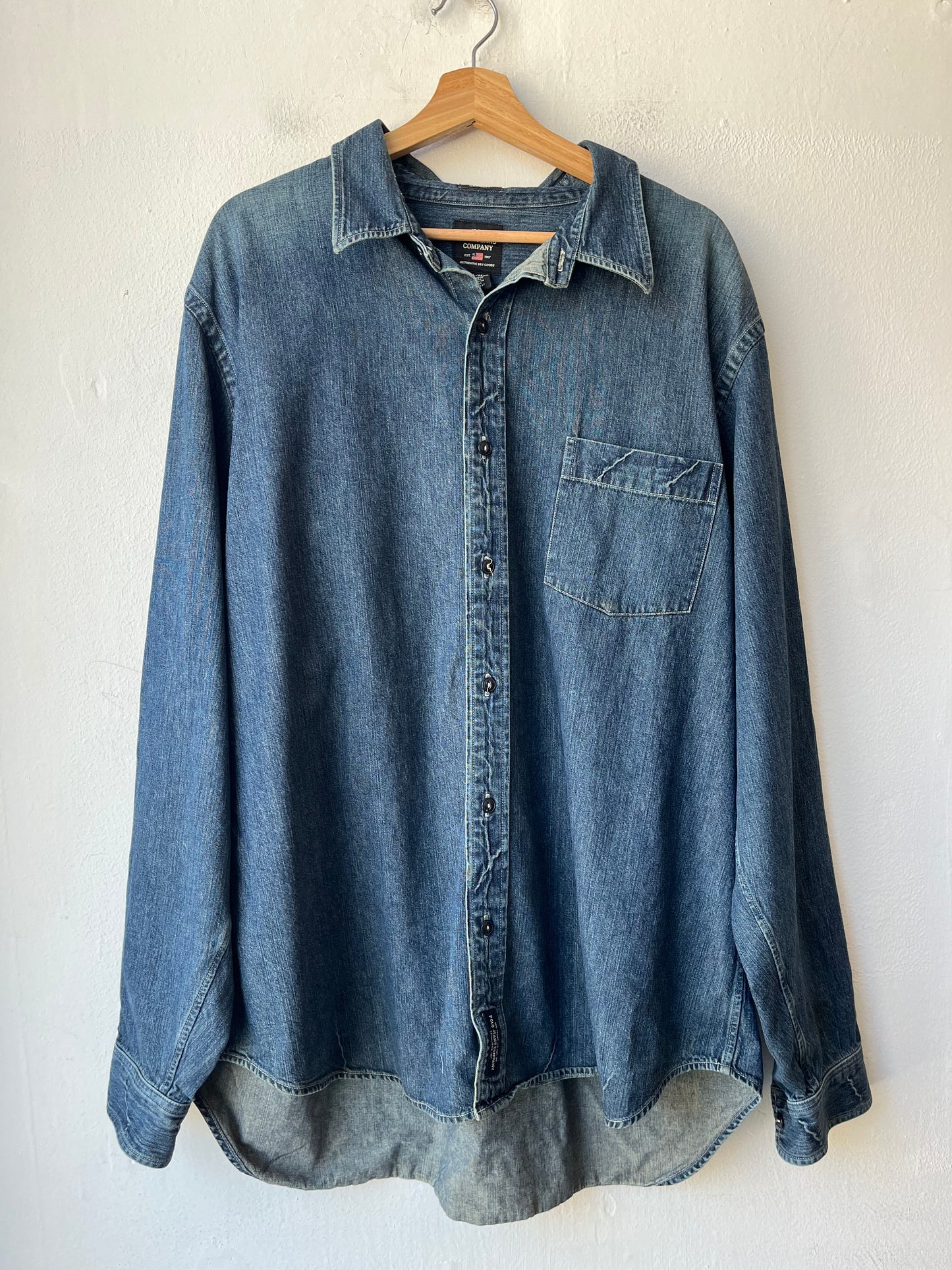 Y2K Polo Jeans Denim Shirt