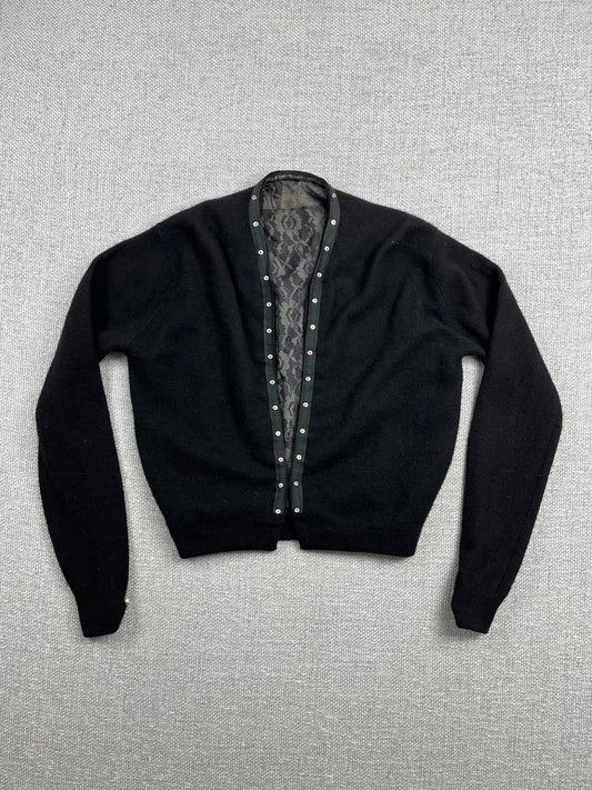 80's Angora Cardigan Sweater