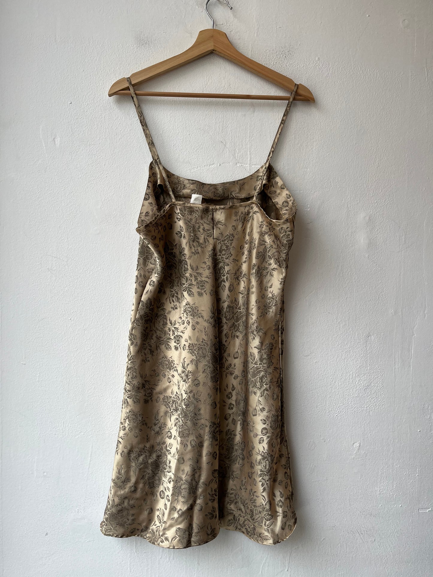 90's Shimmery Gold Dress