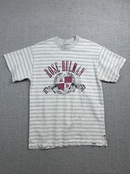 90's Rose- Hulman Striped T-Shirt