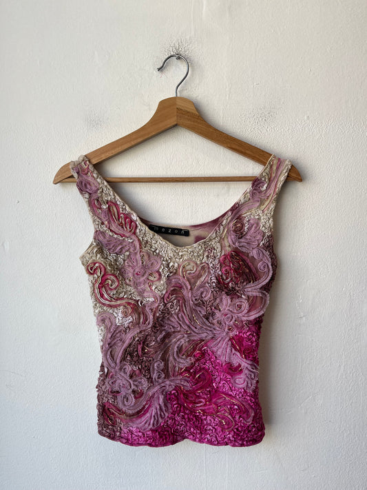 Y2K Embellished Tank Top