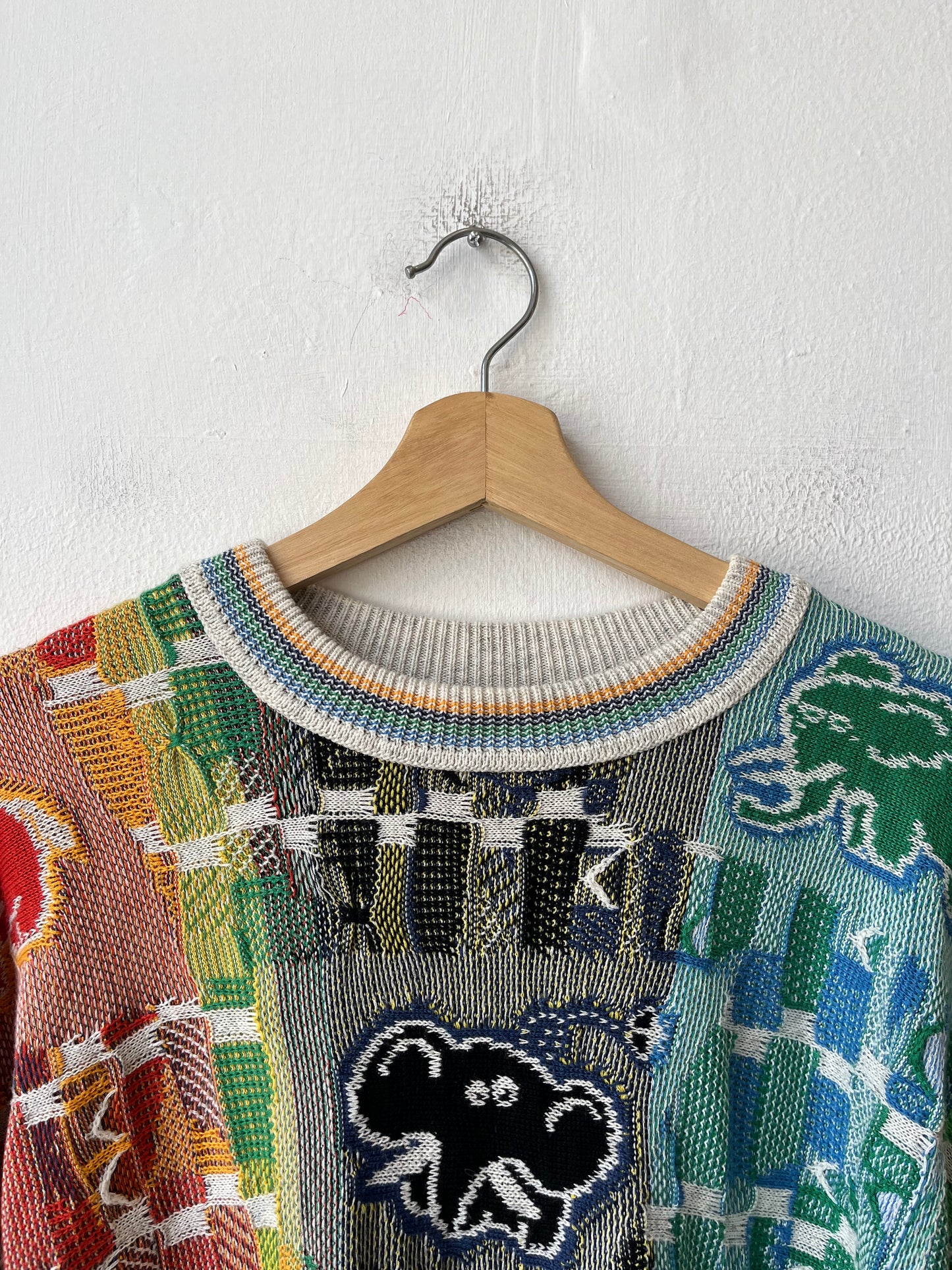 Y2K Elephant Multicolor Sweater
