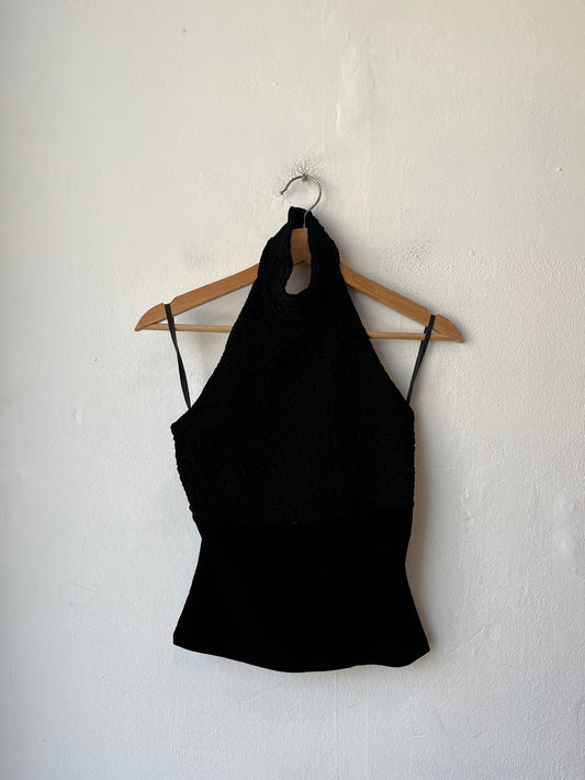 90's Velvet Halter Top