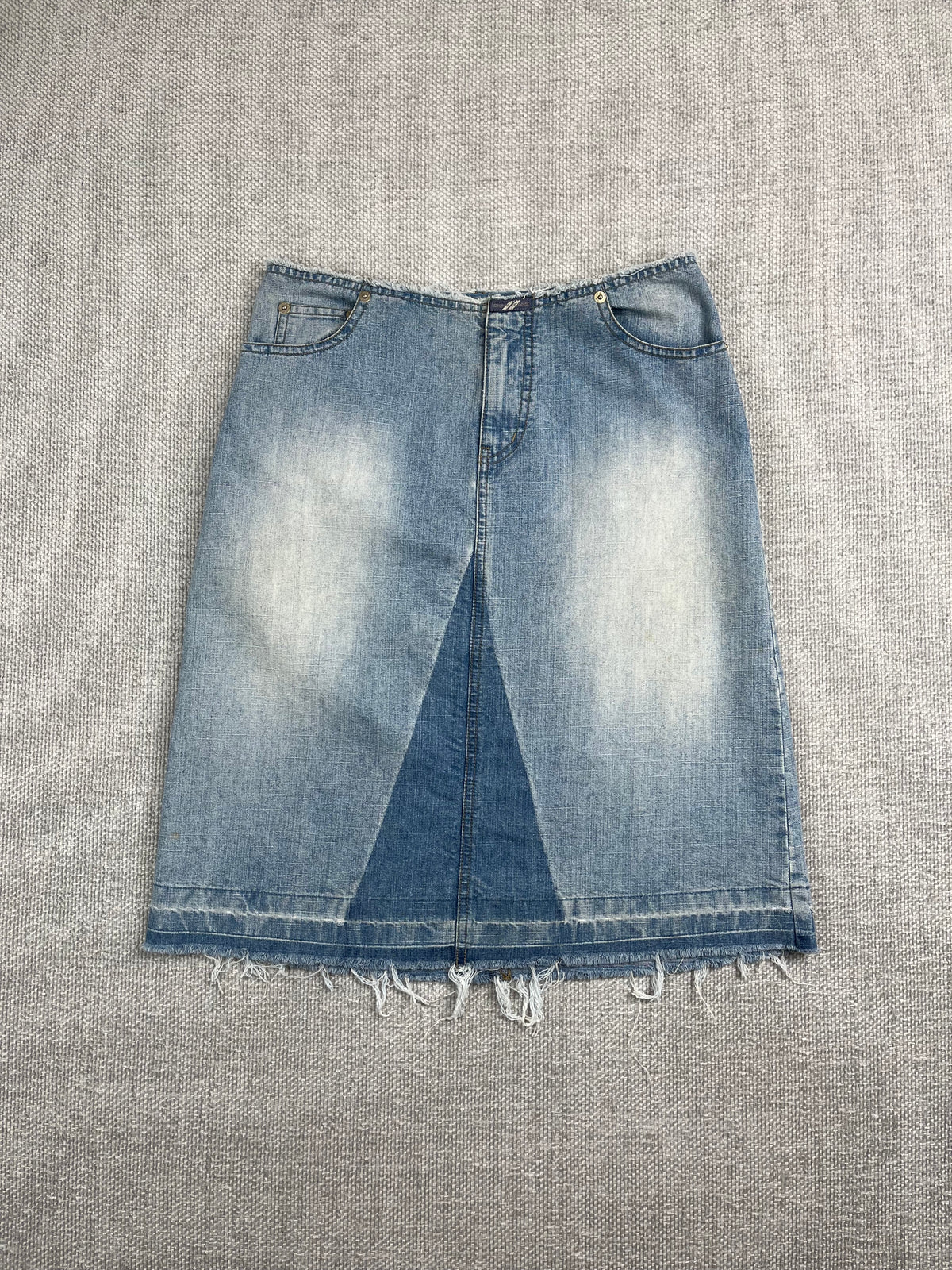 Y2K DKNY Denim Midi Skirt 27"