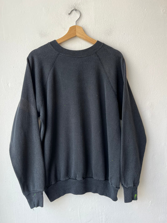 90's Black Raglan Sweatshirt