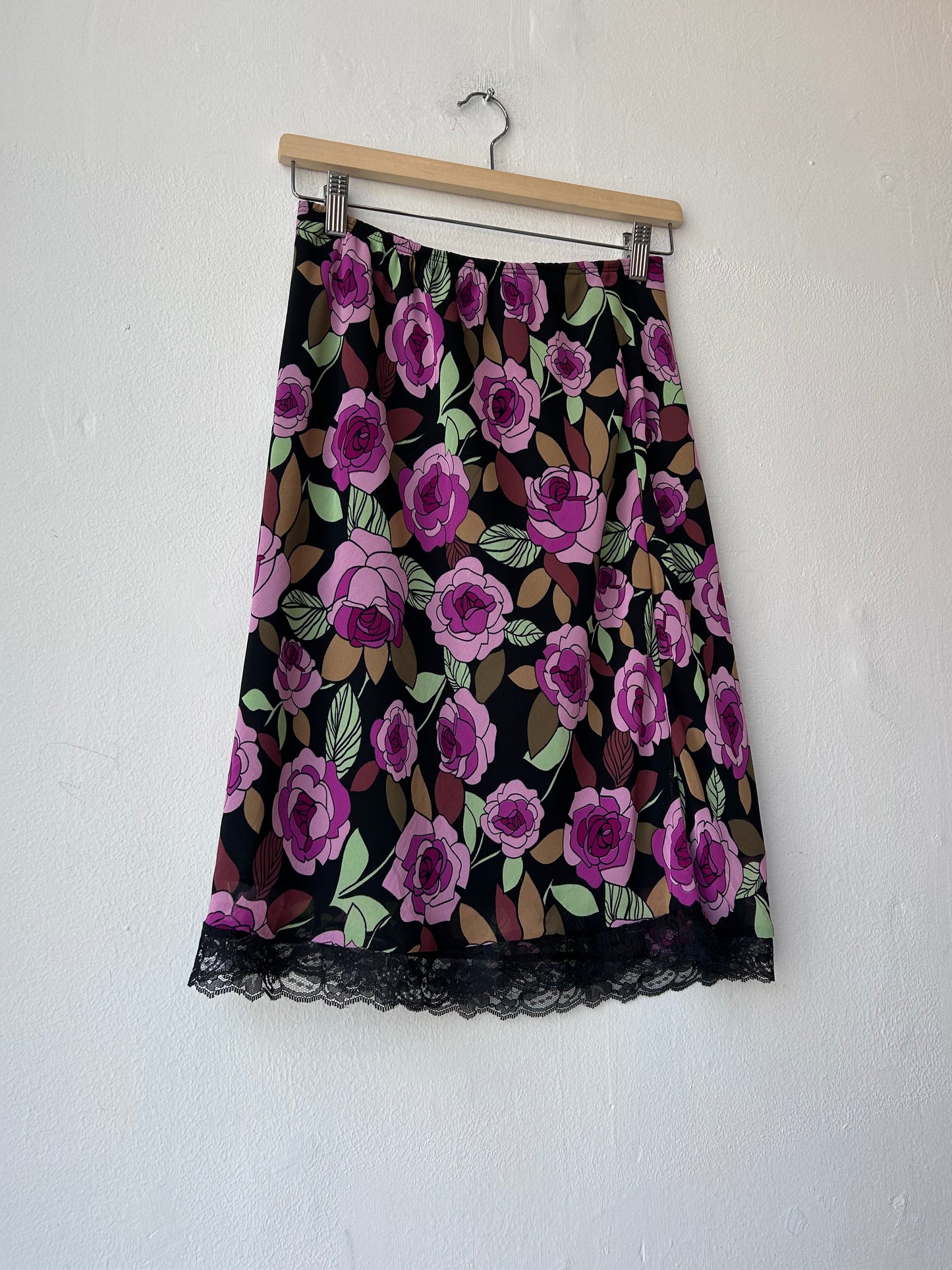 90’s Floral Skirt