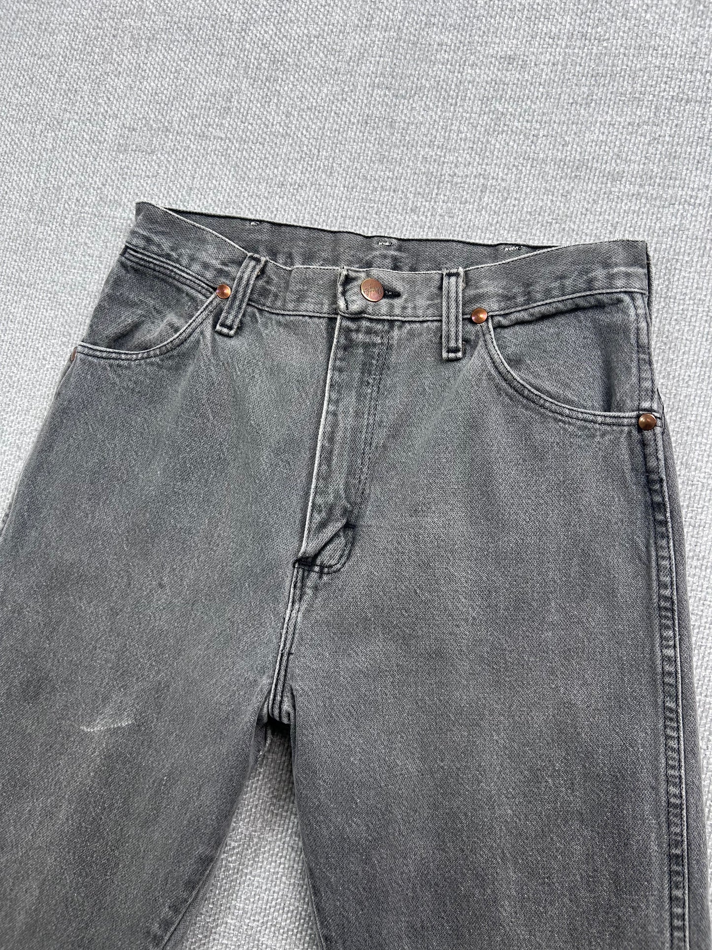 90's Faded Gray Wrangler Jeans 28"