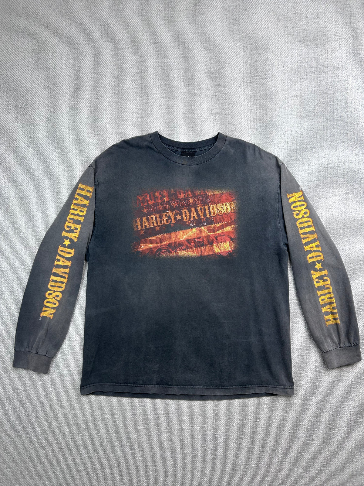 Y2K Faded Harley Davidson Long Sleeve