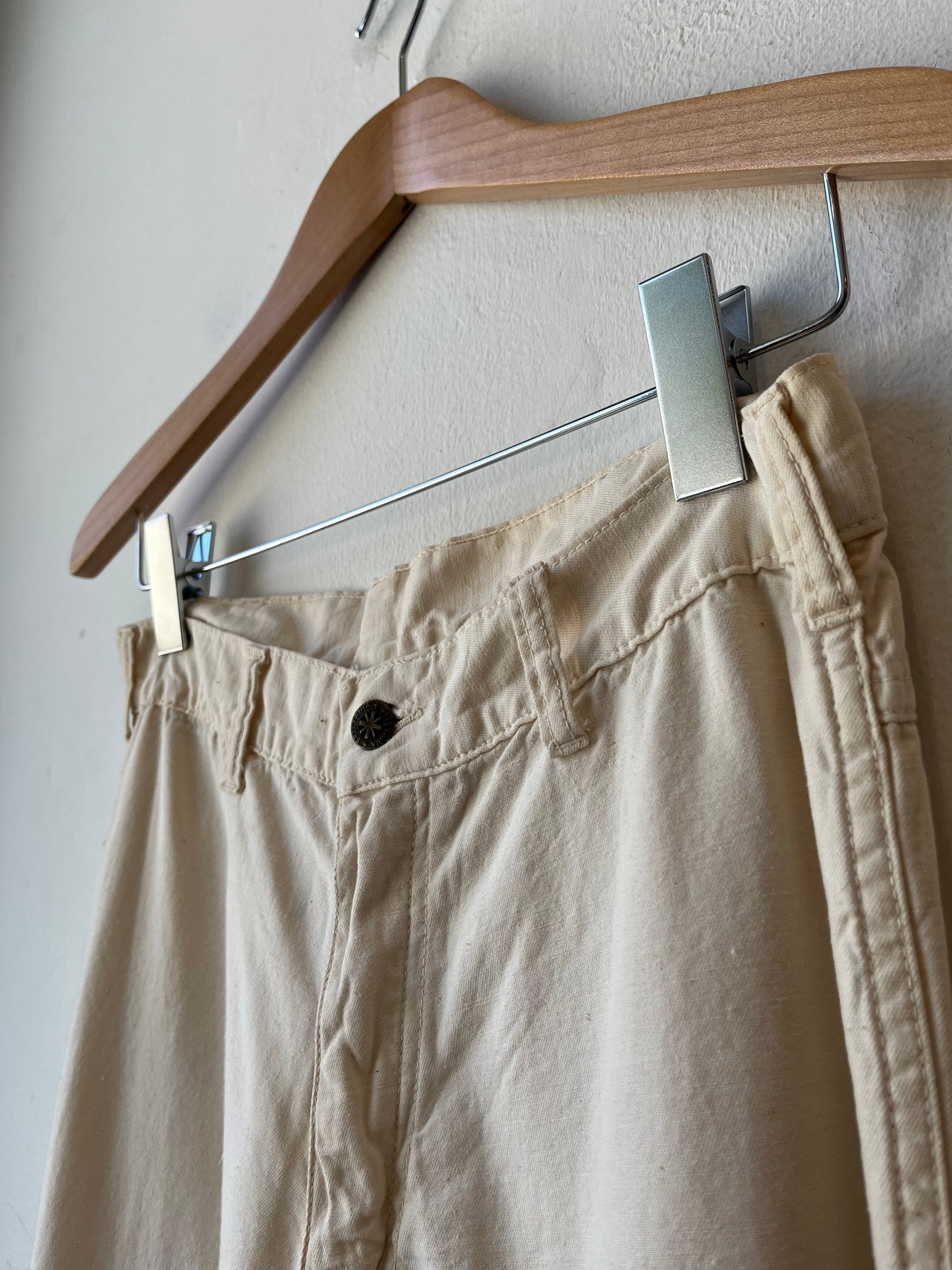 70's Cotton Bell Bottom Pants 29"
