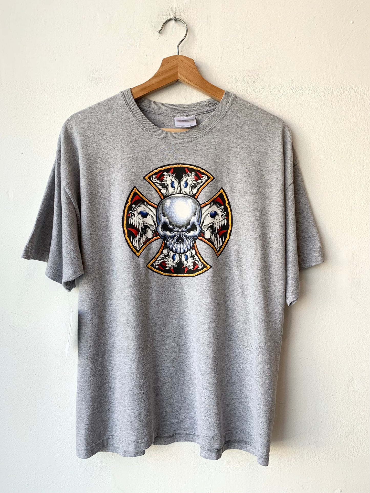 Y2K Skull Cross T-Shirt