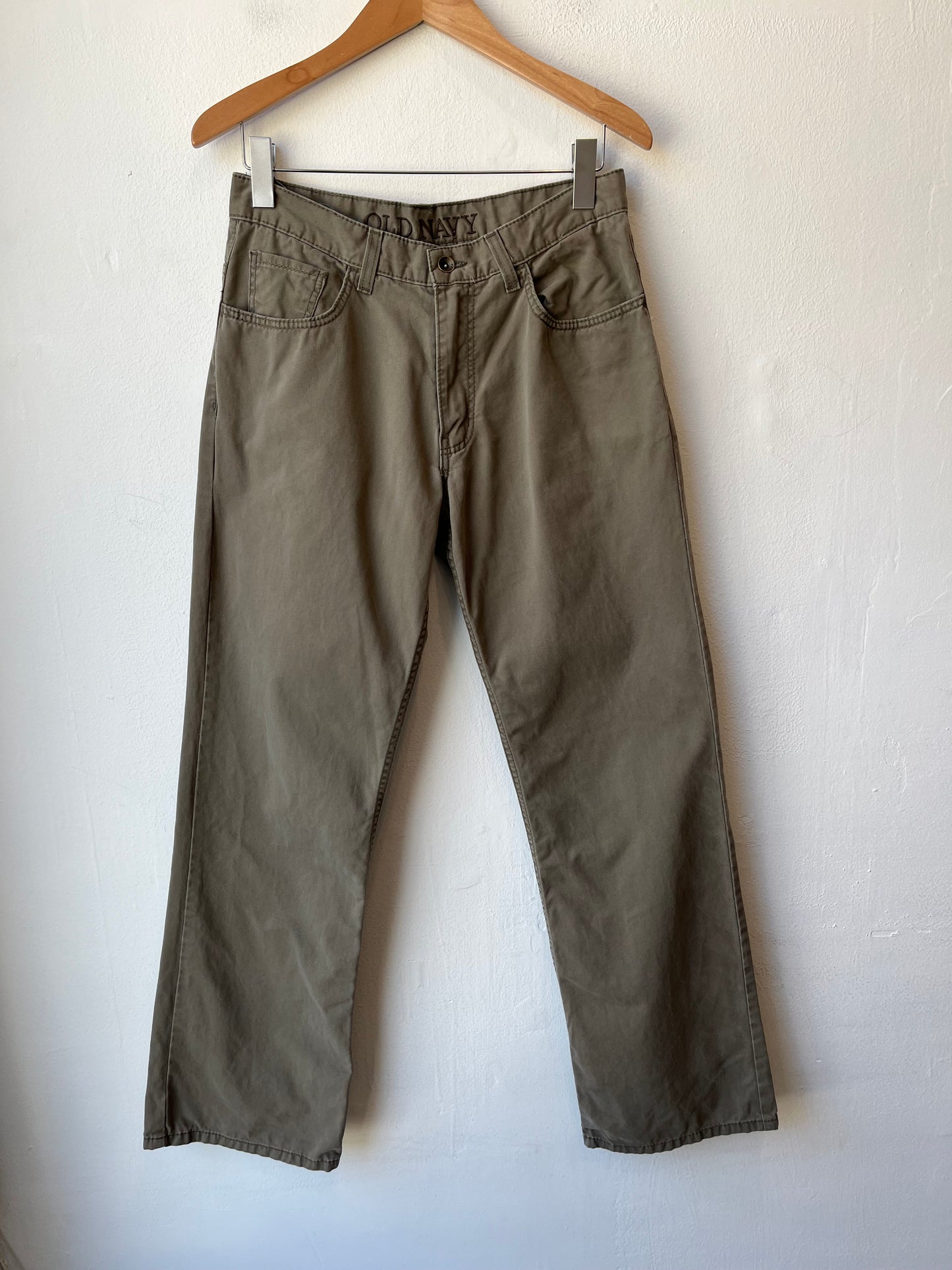 Y2K Old Navy Green Pants 30"