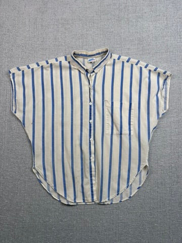 80's Striped Button Down Shirt