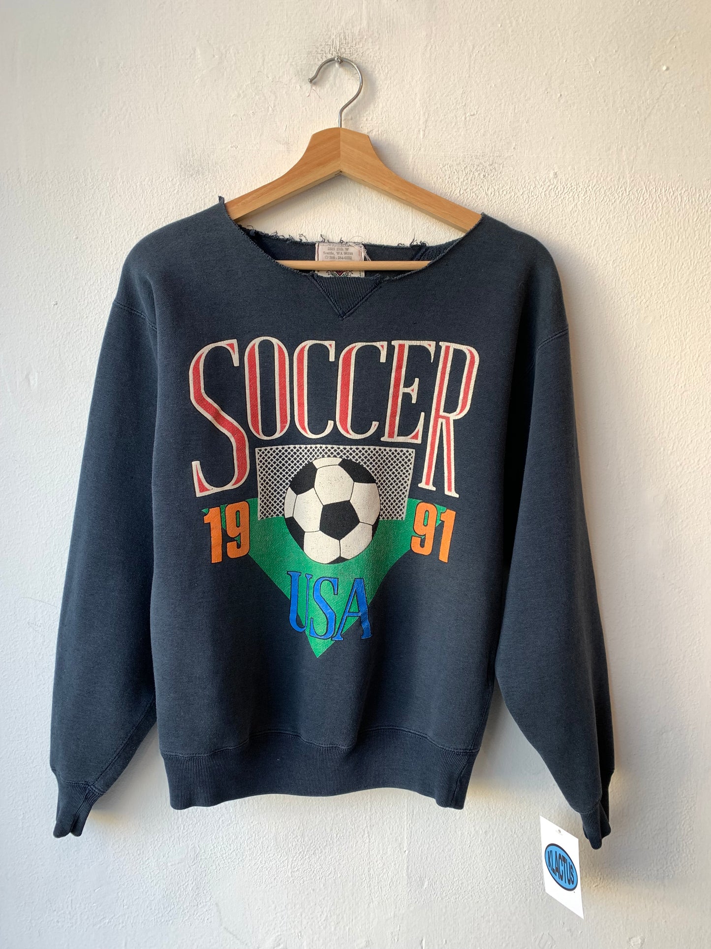1991 Soccer Cutoff Sweatshirt