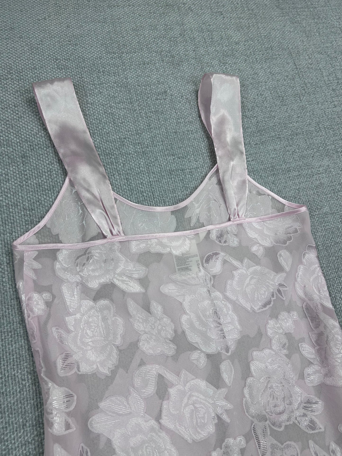 90's Pink Floral Slip