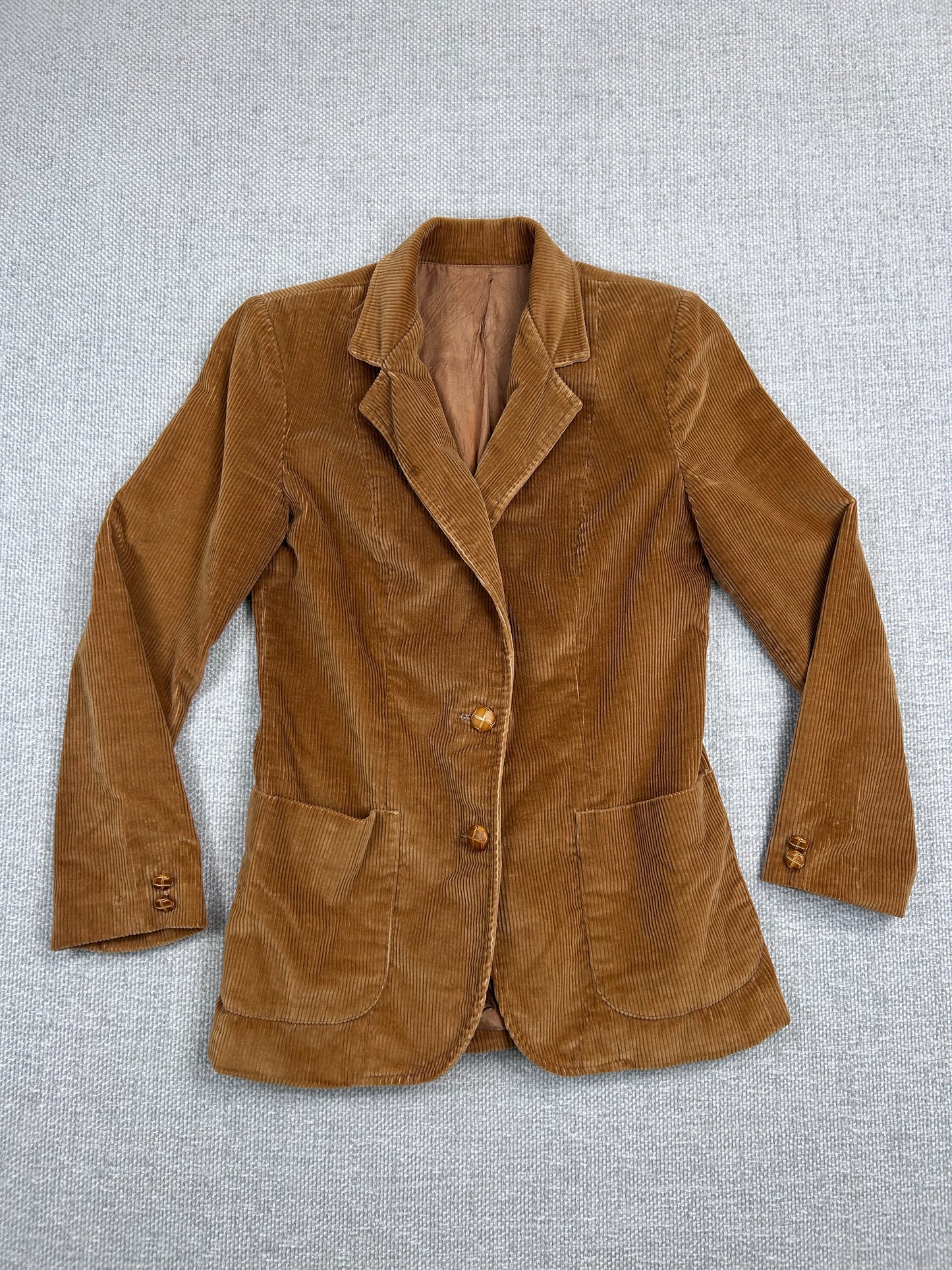 70's Corduroy Fitted Blazer