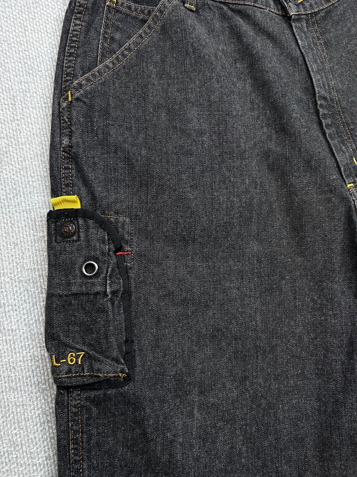Y2K Baggy Polo Jeans Shorts 36”