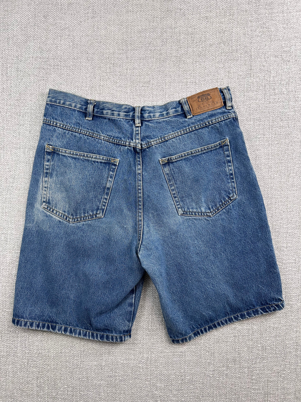 Y2K Relaxed Fit Denim Shorts 33"
