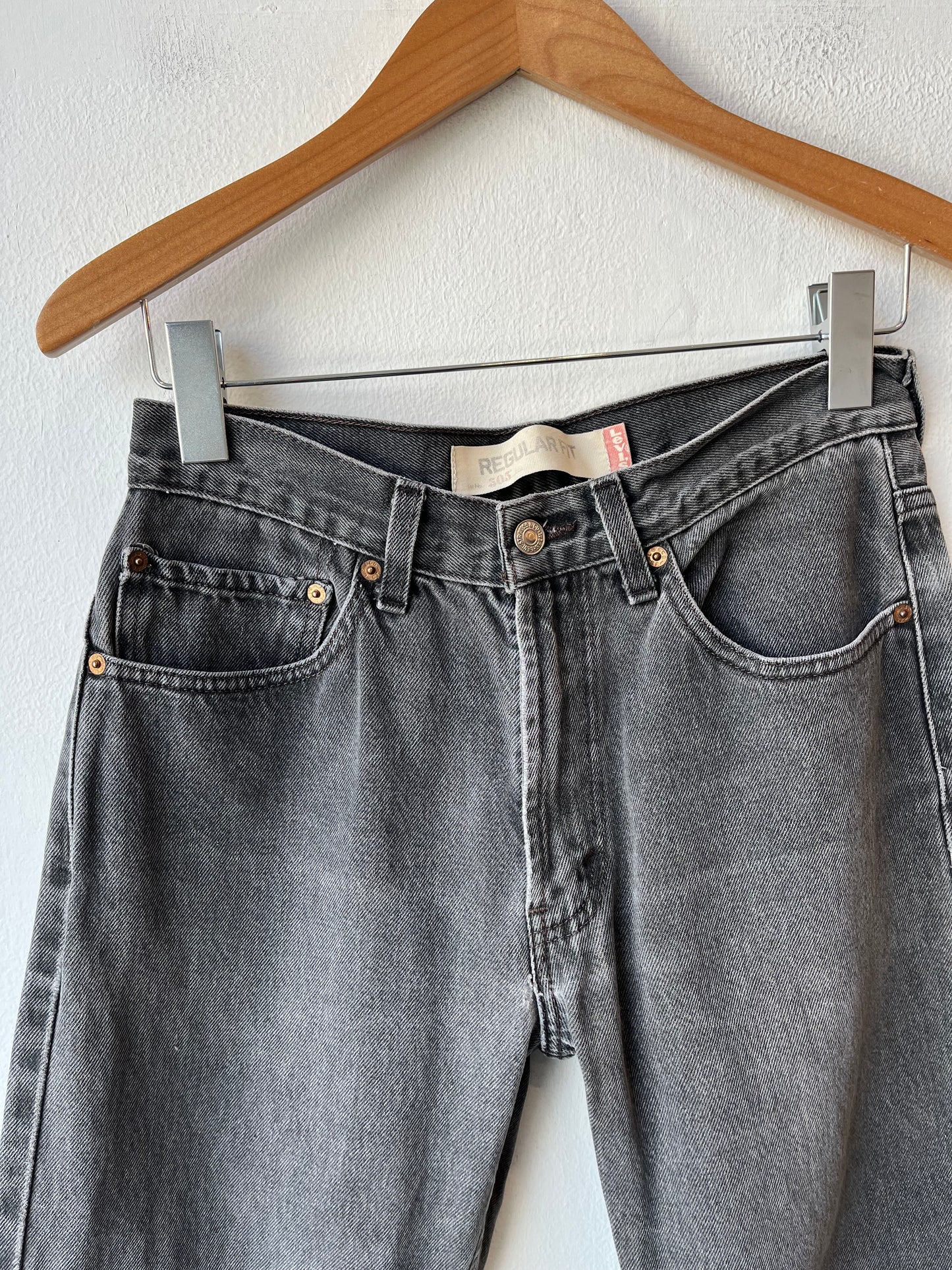 Y2K Black Levi's 505 28"