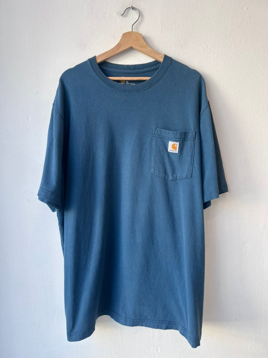 Y2K Blue Carhartt Pocket Tee