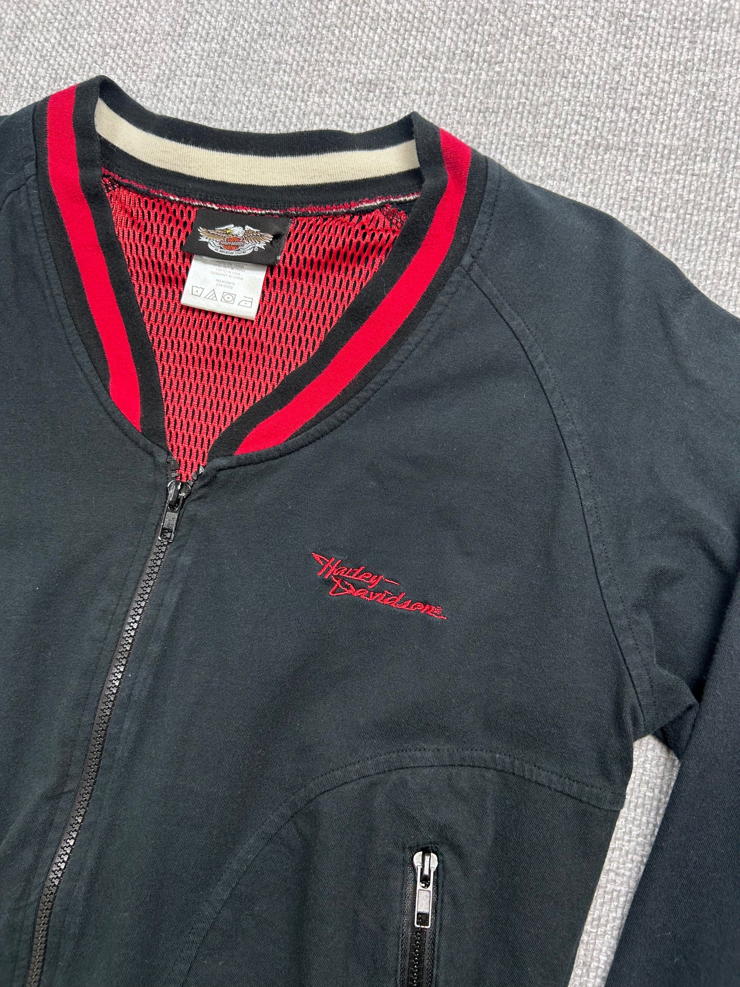 Y2K Harley Davidson Track Jacket