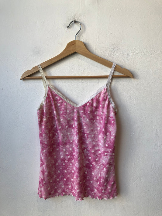 90's Pink Floral Tank