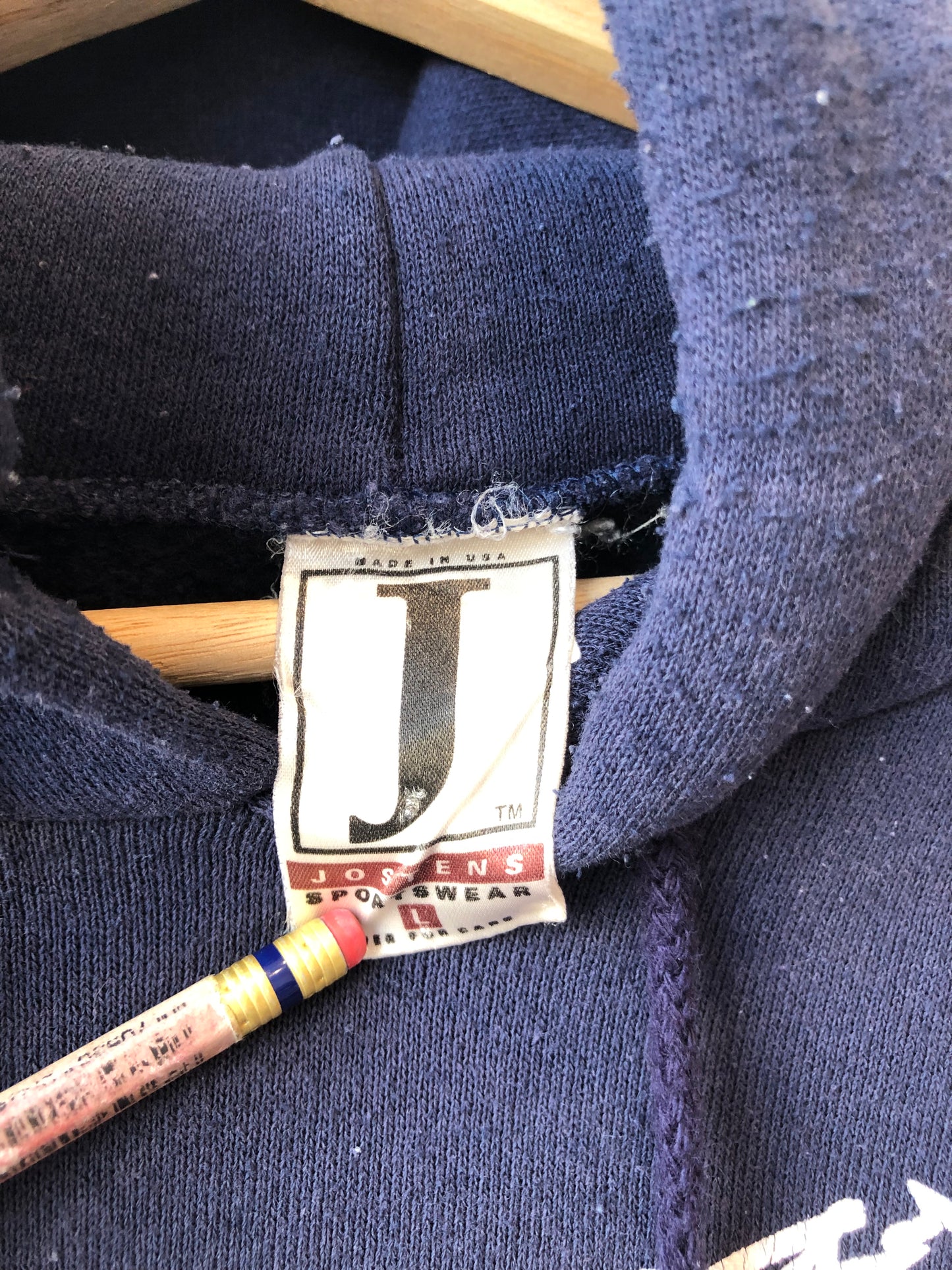 90's Cropped Patriots Hoodie