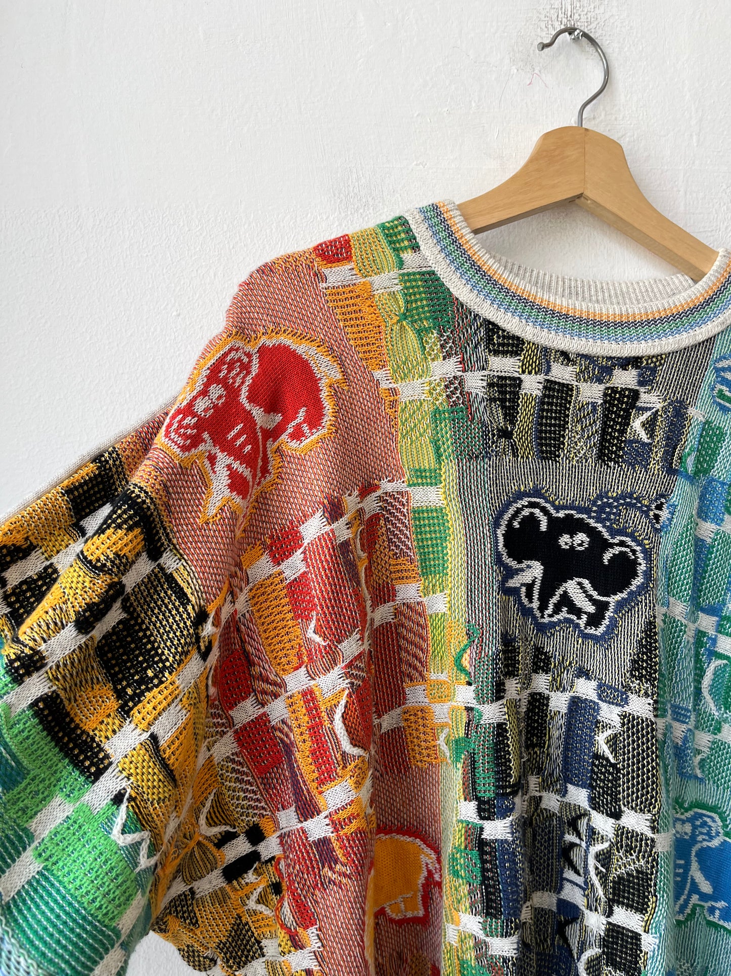 Y2K Elephant Multicolor Sweater