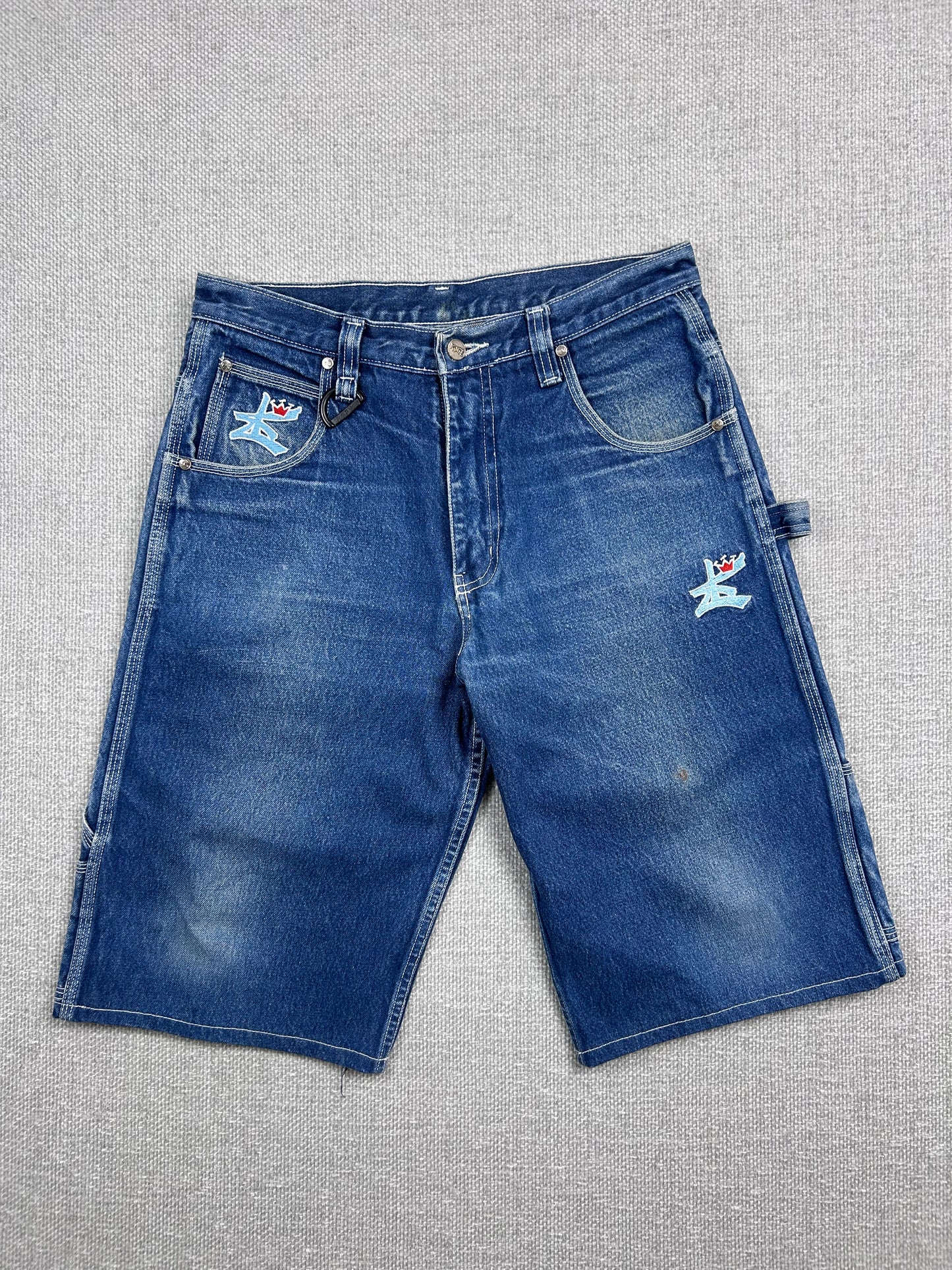 Y2K Baggy Denim Shorts 32"