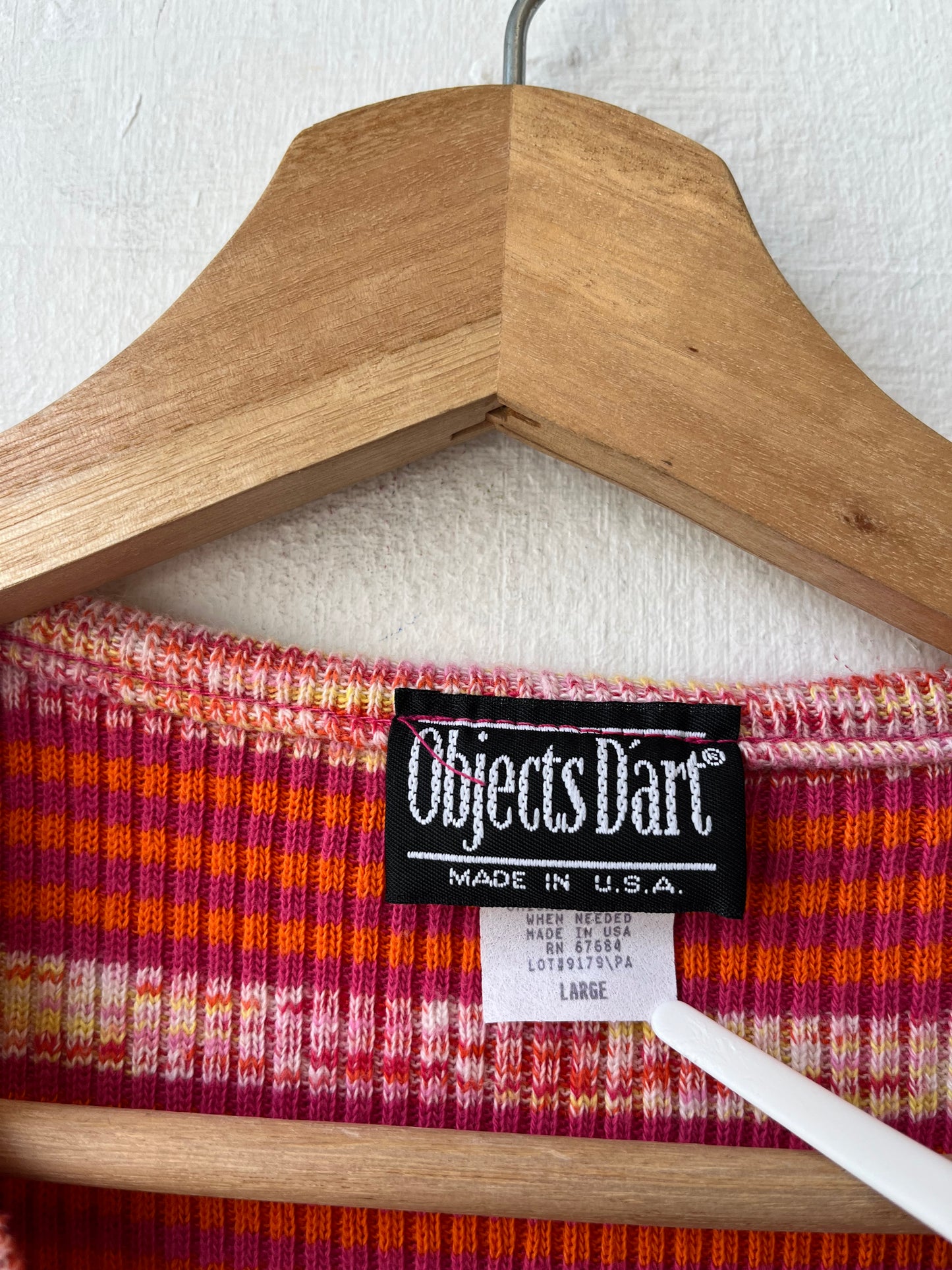 90's Striped Knit Top