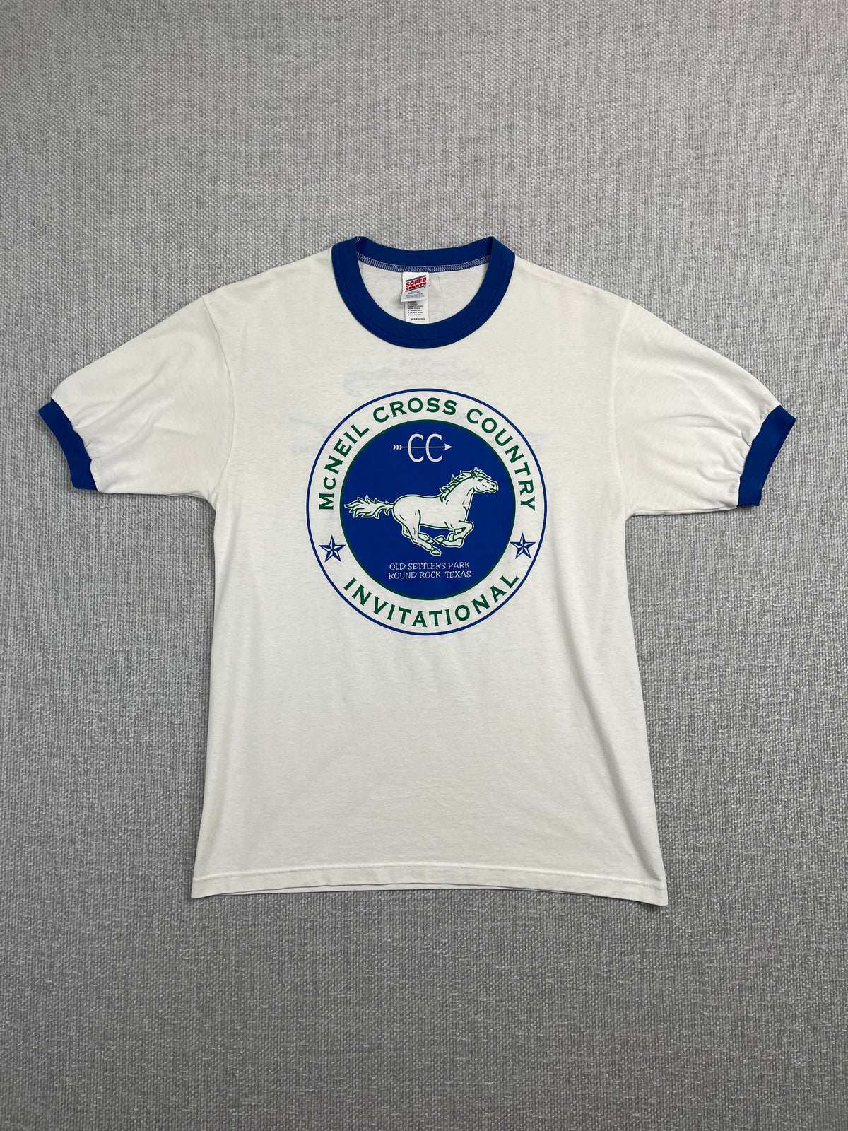 90's McNeil Cross Country Ringer T-Shirt