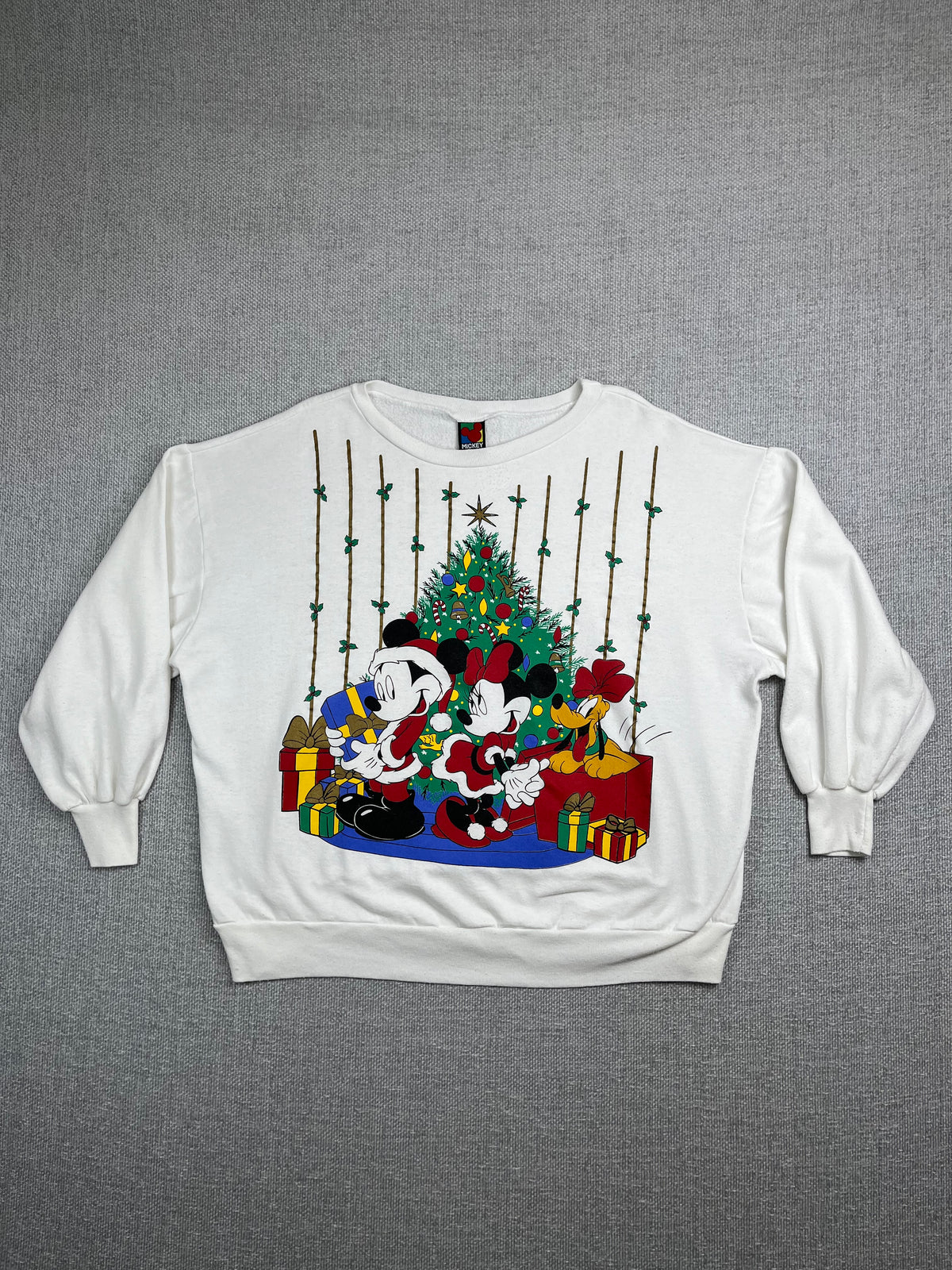 90's Holiday Mickey Sweatshirt