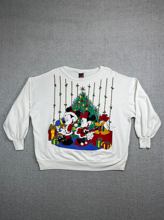 90's Holiday Mickey Sweatshirt