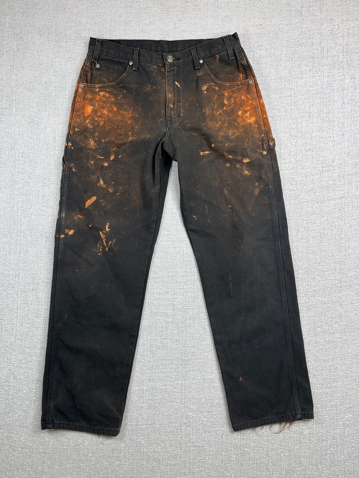 Y2K Dickies Bleached Work Pants 33”