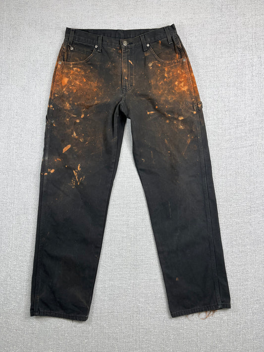 Y2K Dickies Bleached Work Pants 33”