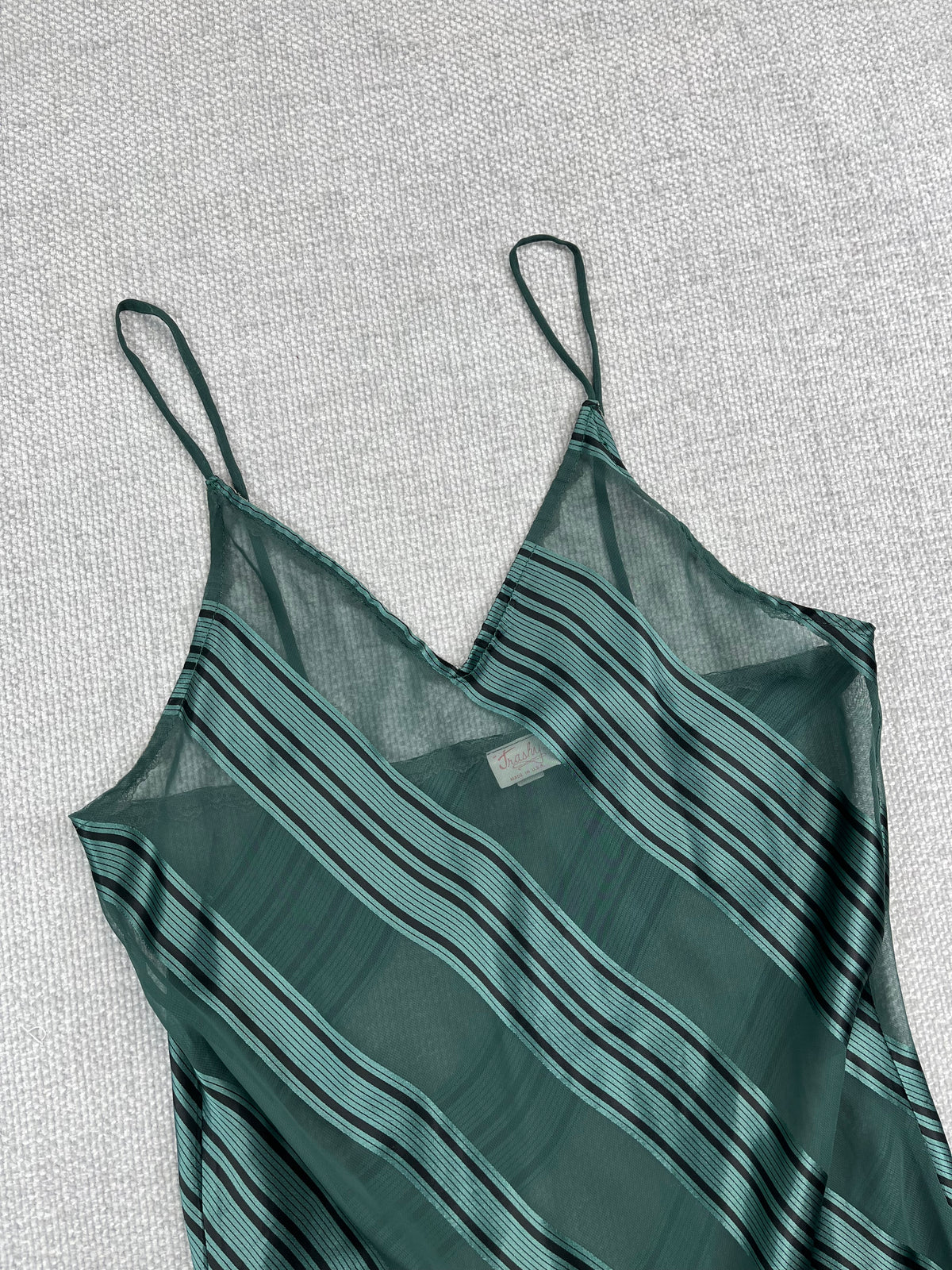 90's Sheer Striped Dress